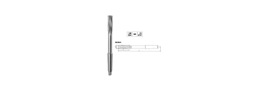 Fenes - Rozwiertak Maszynowy Fi 25,00 (H7) 68/268Mm Din 208-B Skretny Mk3...