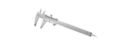 Suwmiarka czterofunkcyjna ze śrubą 150 mm, 0,02 mm DIN 862