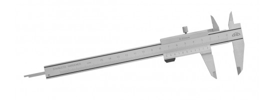 Suwmiarka jednostronna analogowa dla leworęcznych KINEX 150 mm, 0,02 mm, 40...