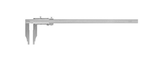 Suwmiarka jednostronna z suwakiem pomocniczym KINEX 400 mm, 0,02 mm, 100 mm,...
