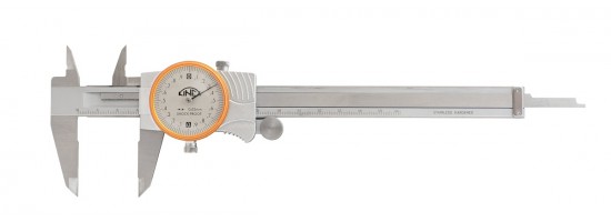 Suwmiarka zegarowa KINEX 300 mm, 0,02 mm, SHOCKPROOF 1235, DIN 862