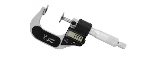 Mikrometr elektroniczny do kół zębatych KINEX 75-100 mm/0.001mm, DIN 863, IP 65
