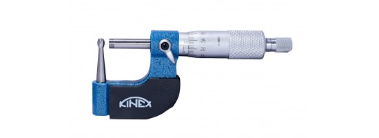 Mikrometer do rur KINEX 0-25 mm, 0.01mm